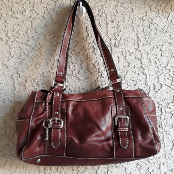 Fossil Handbags - Fossil Leather Barrel Bag